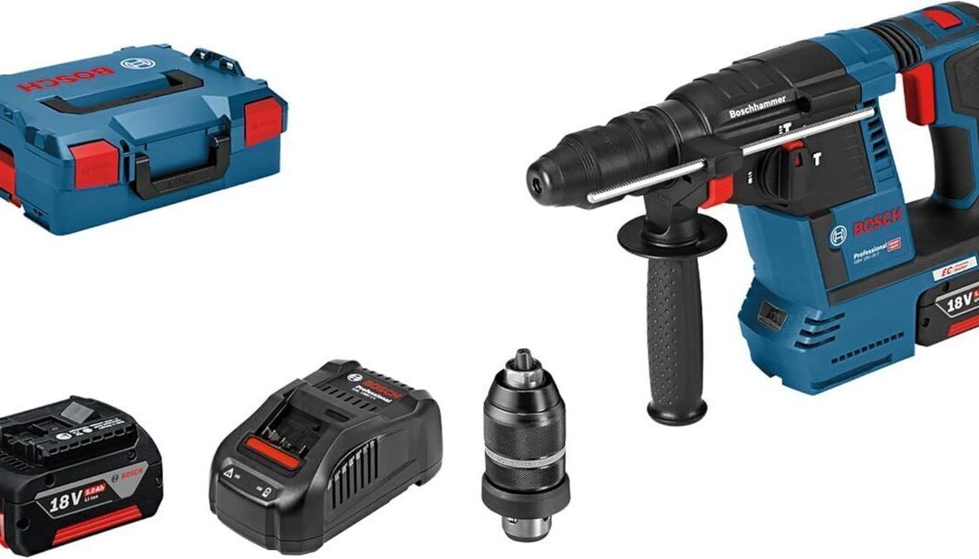 Test du bosch gbh 18 v-26 f : le perforateur sans-fil puissant et complet