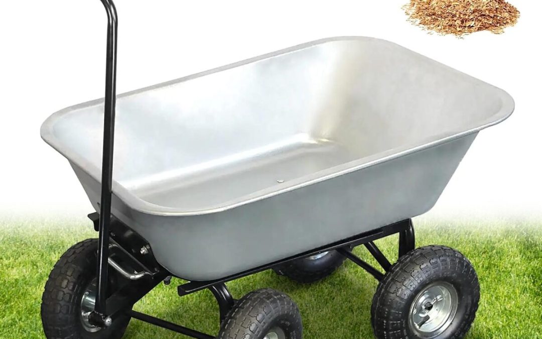 Test chariot de jardin 75L : remorque pratique et robuste