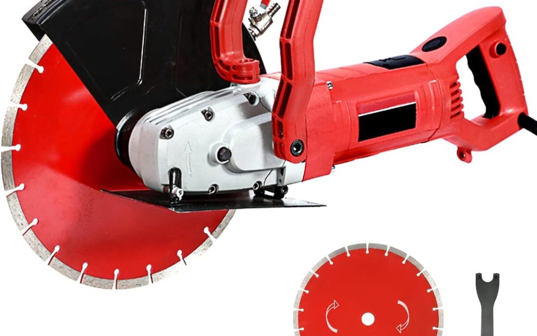 Test de la scie à béton électrique HYCHIKA 4300RPM : performance et polyvalence