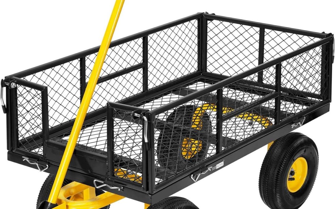 Test du chariot de jardin Vivohome 400 kg : polyvalence et robustesse