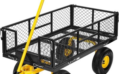 Test du chariot de jardin Vivohome 400 kg : polyvalence et robustesse