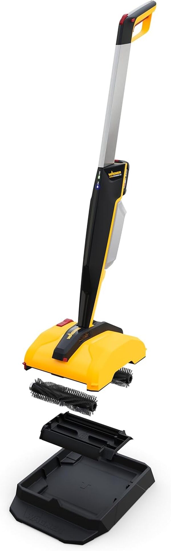 WAGNER nettoyeur de terrasse multifonctions Levaro Powerbrush 18V (sans batterie et chargeur) - pour un nettoyage d'entretien et de fond simple des espaces extérieurs