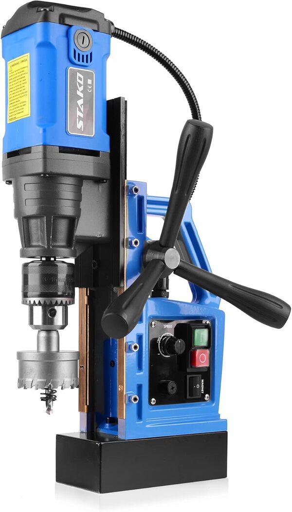 CAROTTEUSE MAGNÉTIQUE 1480 Watt Électromagnétique (11500N) Perceuse 10 kg STAKO