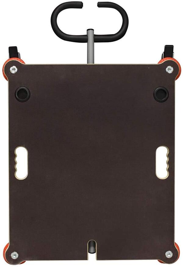 WAGNER Chariot de déménagement/empilage MM 1377 I 70 x 60 x 12,5 cm - Charge 200 kg - pour empiler des chaises I Timon Pliable, Panneau antidérapant, protège Meubles et Murs, certifié FSC®- 20137701