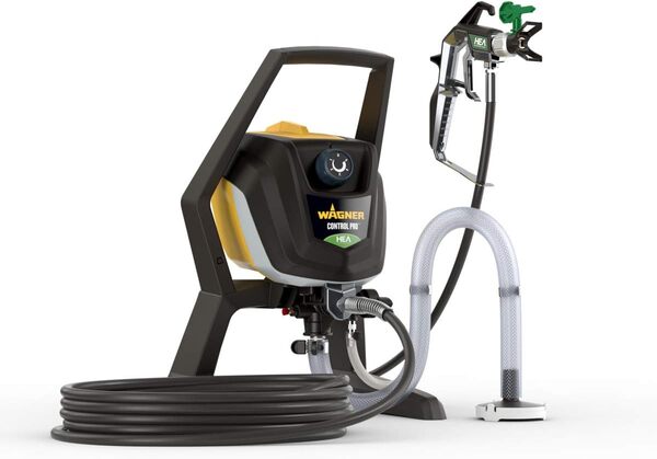 WAGNER Airless Pistolet peinture Control Pro 350 R pour peintures murales, laques et lasures, vernis d’intérieur, 15 m² en 2 min, réglage de pression, 110 bar, tuyau 15m + Kit Extra Premium, 2316444