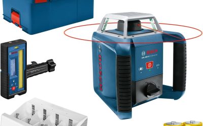 Test Bosch GRL 400 H : laser rotatif 400 m