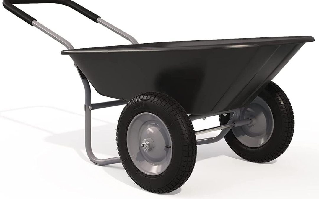 Test de la brouette GYMAX 140L : pratique et robuste pour le jardin