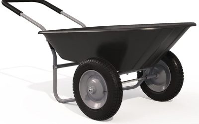 Test de la brouette GYMAX 140L : pratique et robuste pour le jardin