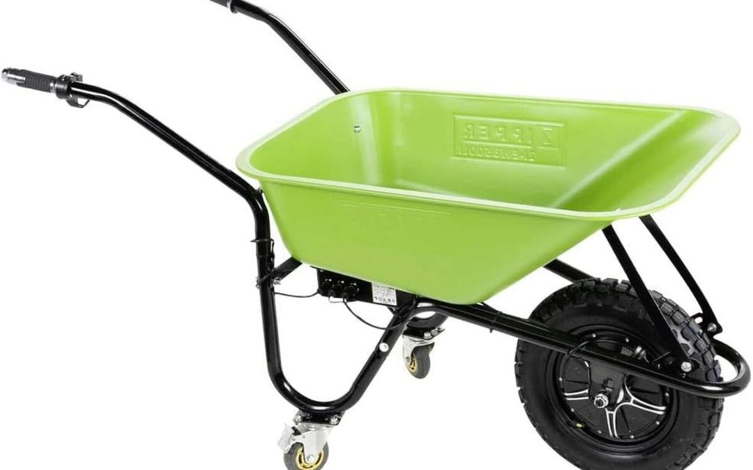 Test de la brouette motorisée Zipper ZI-EWB500LI