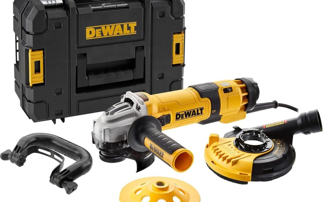 Test de la meuleuse d'angle DeWalt DWE4257KT-QS 1500 W