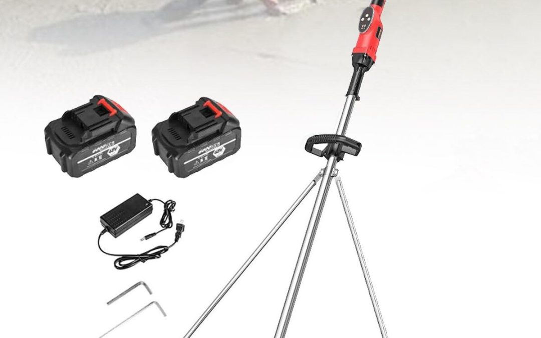 Test du niveleur vibrant Yanddea avec batterie pour surfaces en béton