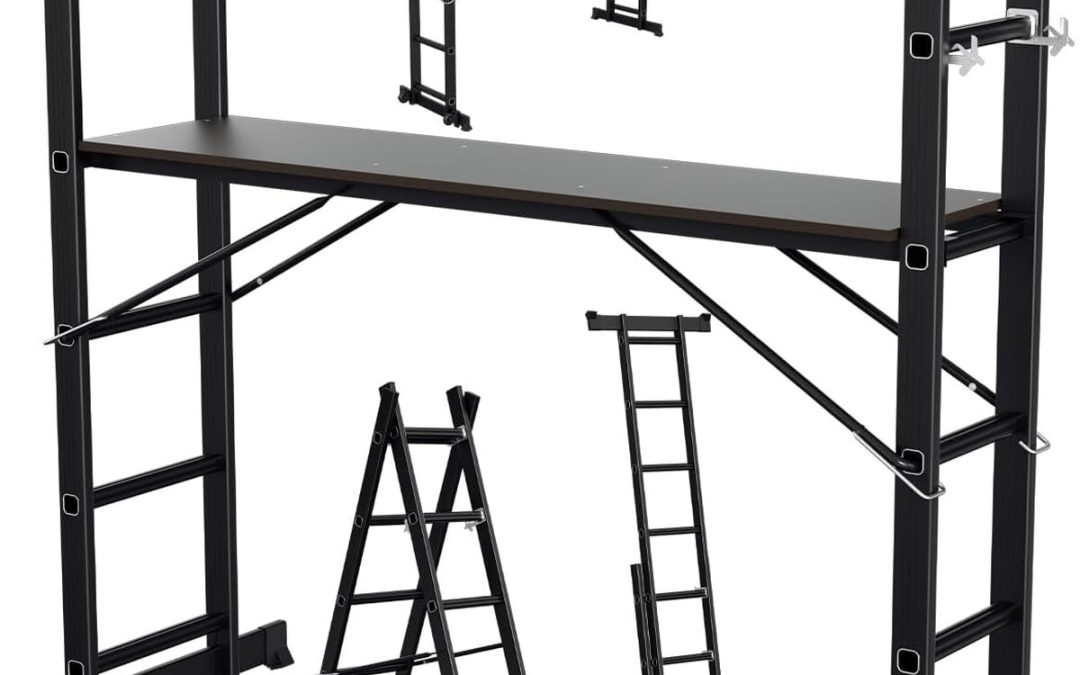 Test : échafaudage multifonction Gimisgu 4 en 1 en aluminium