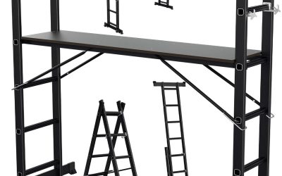 Test : échafaudage multifonction Gimisgu 4 en 1 en aluminium