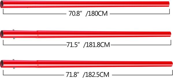 VEVOR Truelle de maçon 1200x300mm,Truelle De Béton en acier, truelle maçonnerie 3 Poignées de 1.8m, Truelle de plâtrage Support Réglable, Truelle de Plâtre Surface lisse, Finition, Lissage Resurfaçage