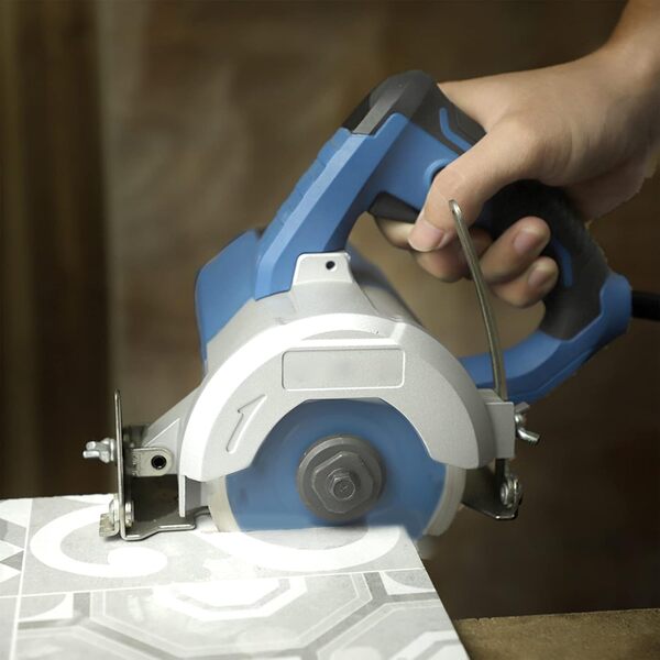 Scie circulaire électrique 1500W,Scie à béton Scie à main pour carrelage, coupe-disque, coupe-puissance pour brique, mur en béton, granit, marbre