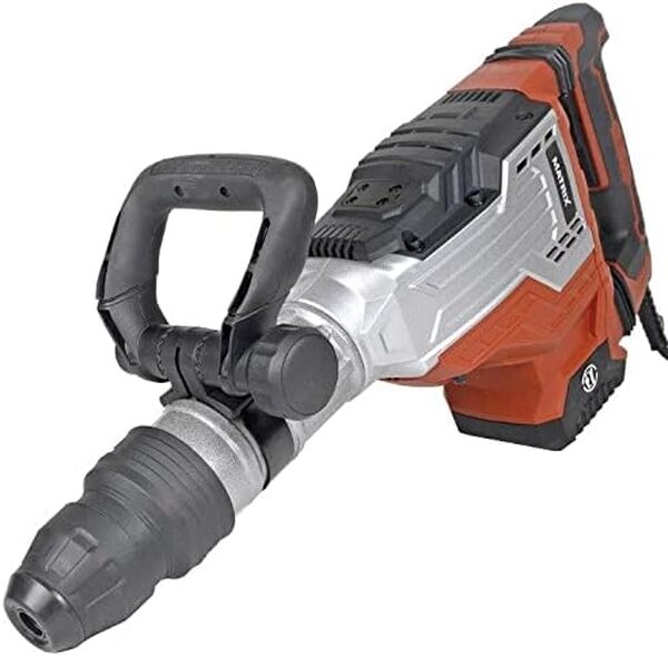 Matrix Marteau de démolition Marteau piqueur Marteau à percussion Marteau burineur Marteau de démolition SDS Max EDH 1700-2 | 1700 watts | 40 joules | 11kg | vitesse réglable | burin et coffret inclus