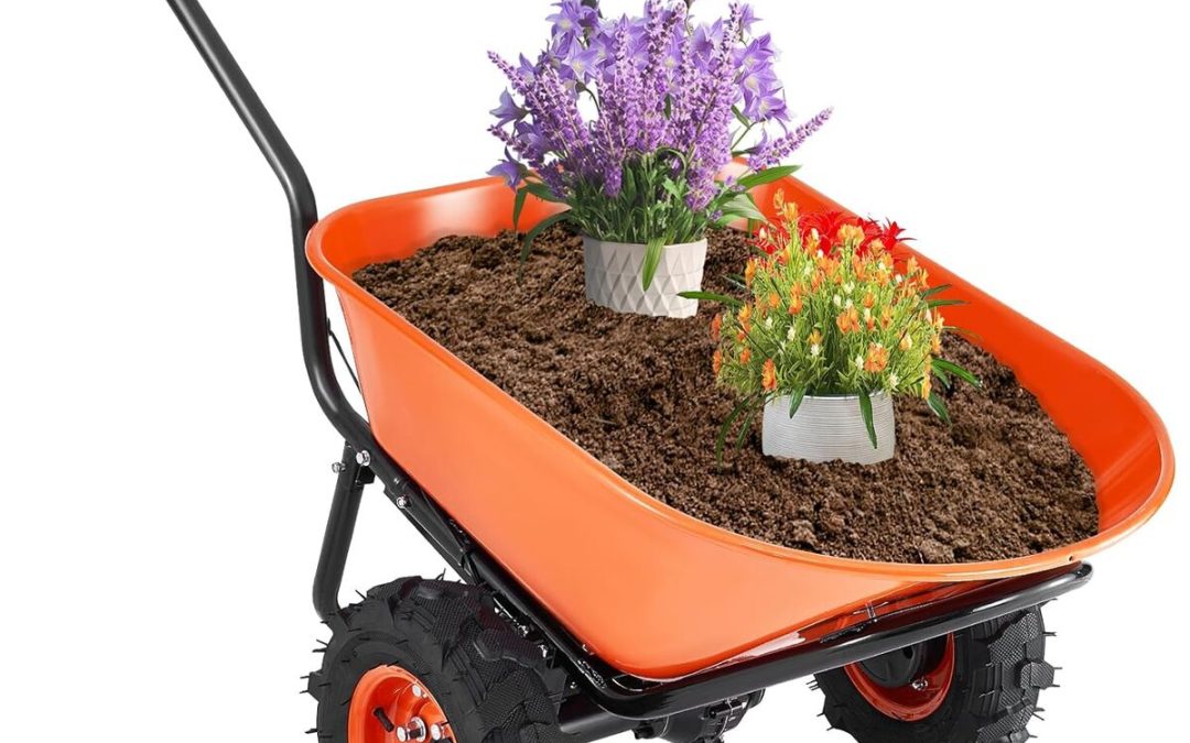 Test de la brouette électrique VEVOR 500 W : performance et praticité au jardin