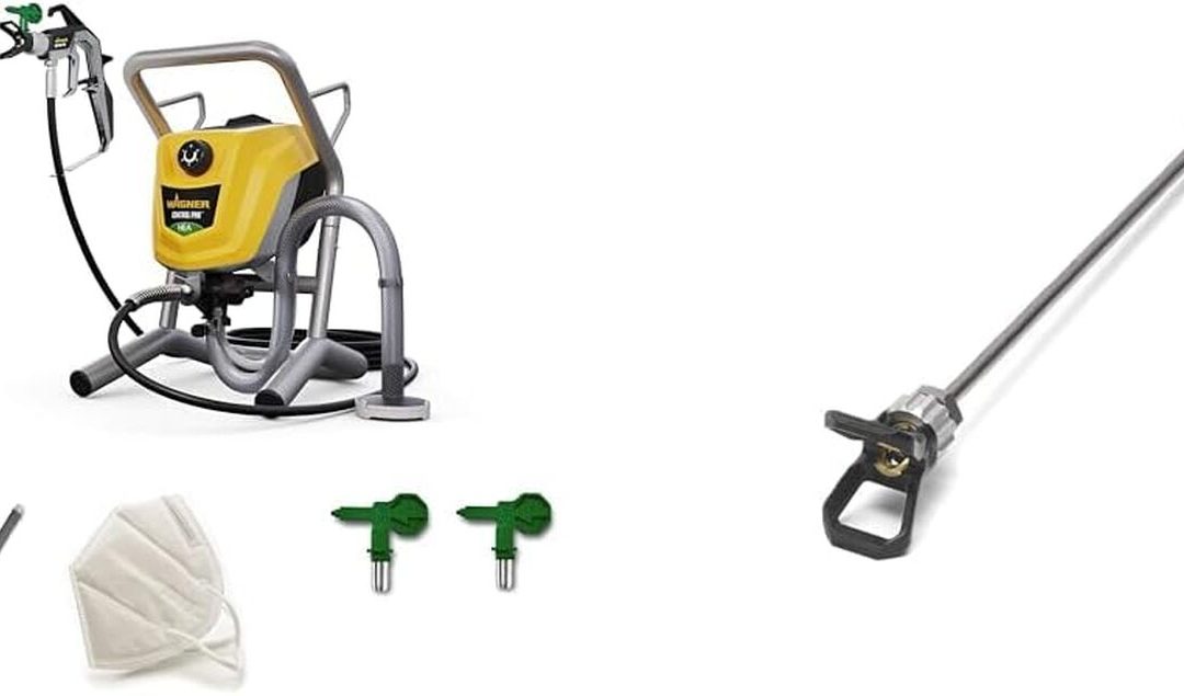 Test : le pistolet peinture Airless Wagner 250 M et sa rallonge de buse