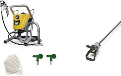 Test : le pistolet peinture Airless Wagner 250 M et sa rallonge de buse