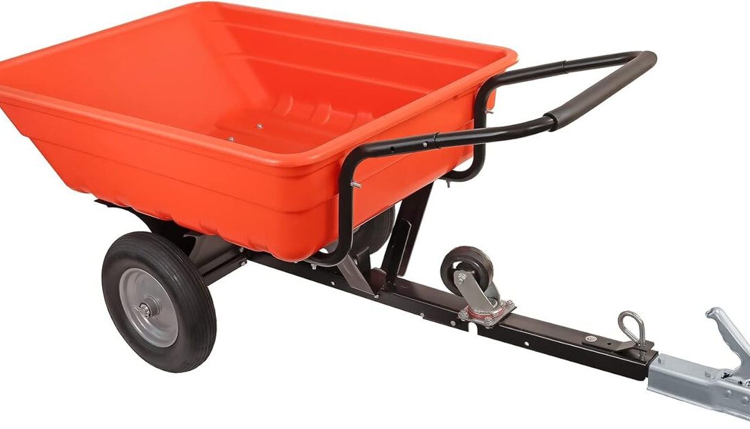 Test : remorque basculante Kalle de wuuhoo pour tracteur de pelouse