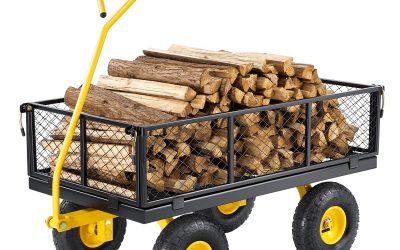 Test : chariot de jardin VEVOR, 408 kg de robustesse utile