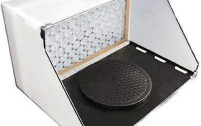 Test de la cabine de peinture portable Sparmax SB-88