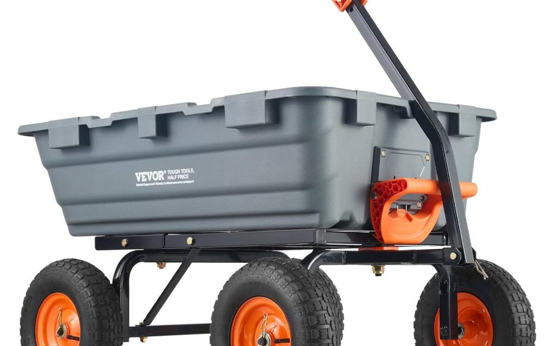 Test du chariot à benne basculante VEVOR 544 kg : polyvalence et robustesse