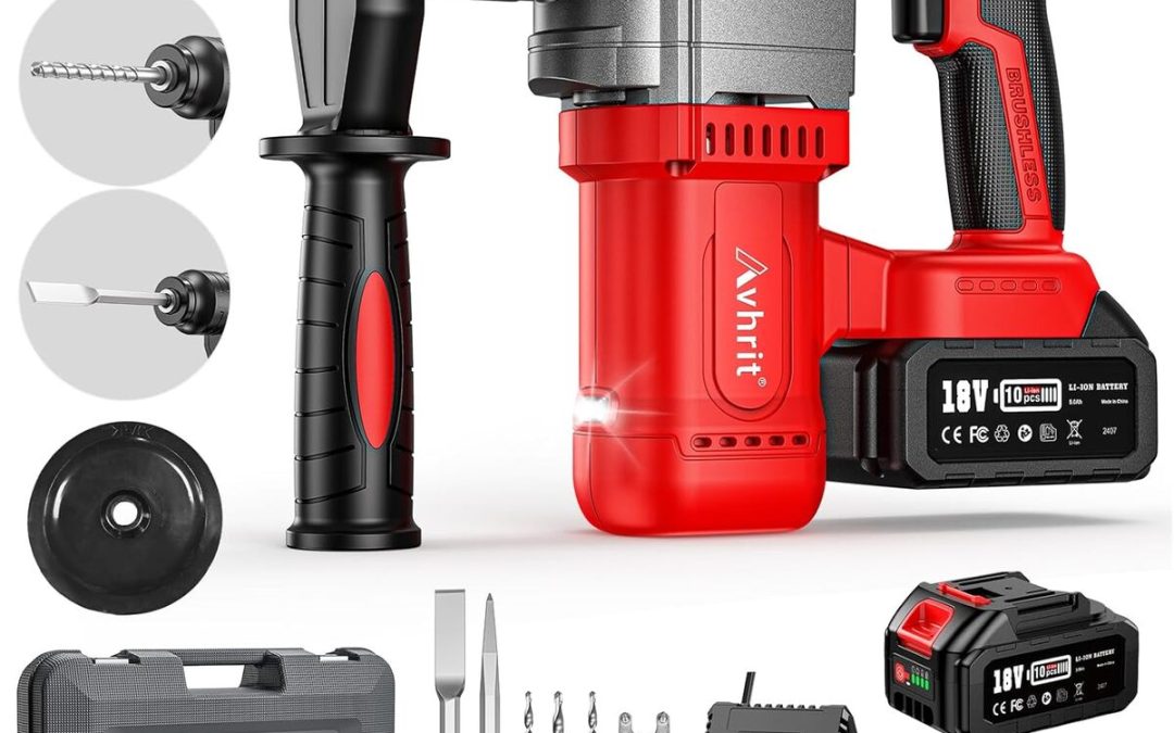 Test du marteau perforateur sans fil Avhrit : puissance de 4, 2 J à l'épreuve