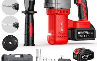 Test du marteau perforateur sans fil Avhrit : puissance de 4, 2 J à l&rsquo;épreuve