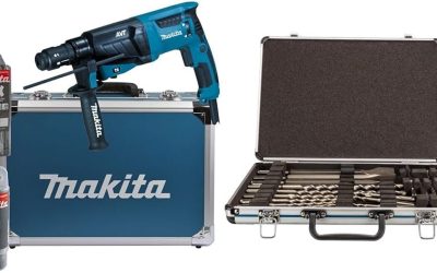 Test du perforateur burineur Makita HR2631FT13 et coffret 17 pièces SDS-Plus