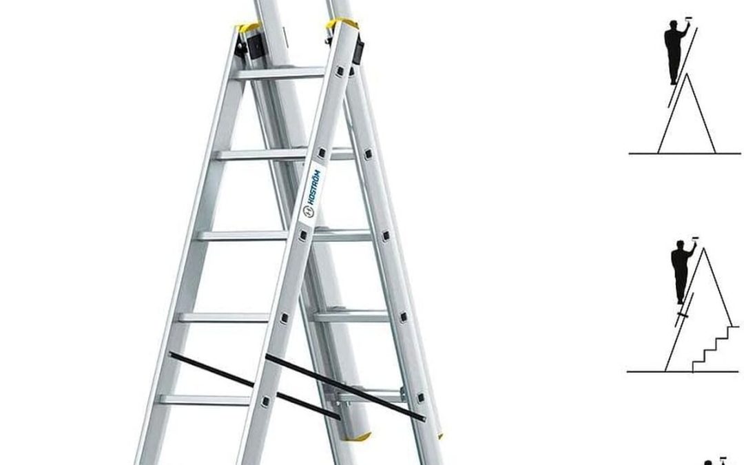 Test : échelle transformable Hostrom StablePro 3x7 marches, aluminium extensible