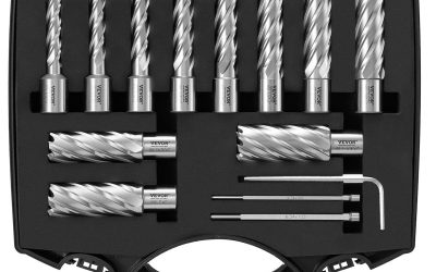 Test : fraises à carotter VEVOR 11PCs en acier rapide HSS