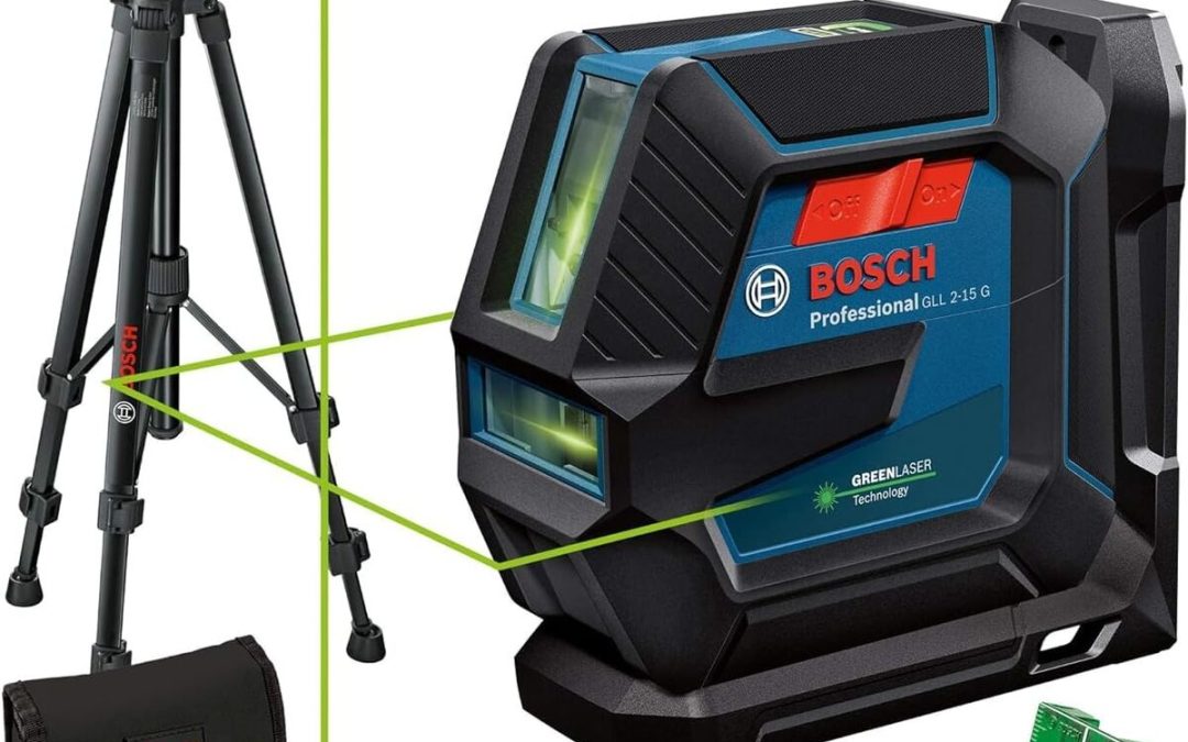 Test : niveau laser Bosch Professional GLL 2-15 G, faisceau vert