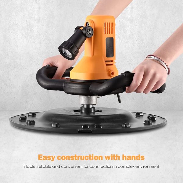 MINENICE Machine de lissage de mur de truelle de ciment de ciment et quatre lames de plancher électriques Ponceuse pour mur