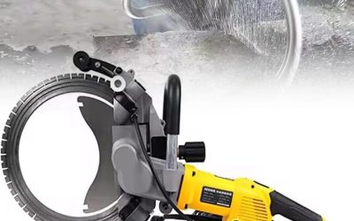 Test de la scie annulaire électrique 5000 W : découpe précise sur béton et pierre