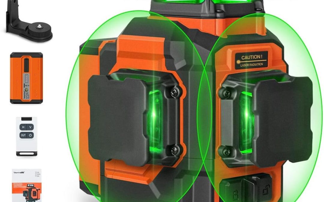Test du niveau laser TakamineTech 3x360 : précision 3D et puissance avec télécommande
