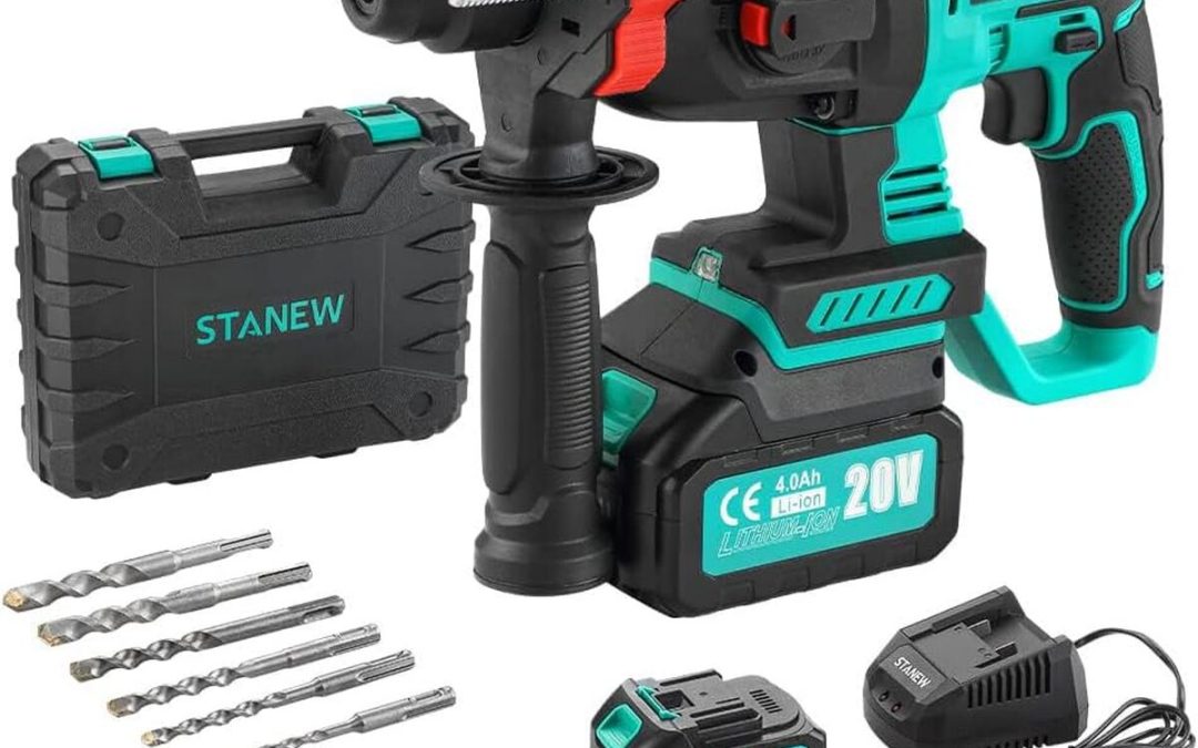 Test du perforateur sans fil STANEW : puissance et efficacité au rendez-vous