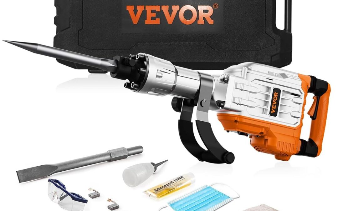 Test : marteau de démolition VEVOR 3500 W, l'allié des chantiers robustes