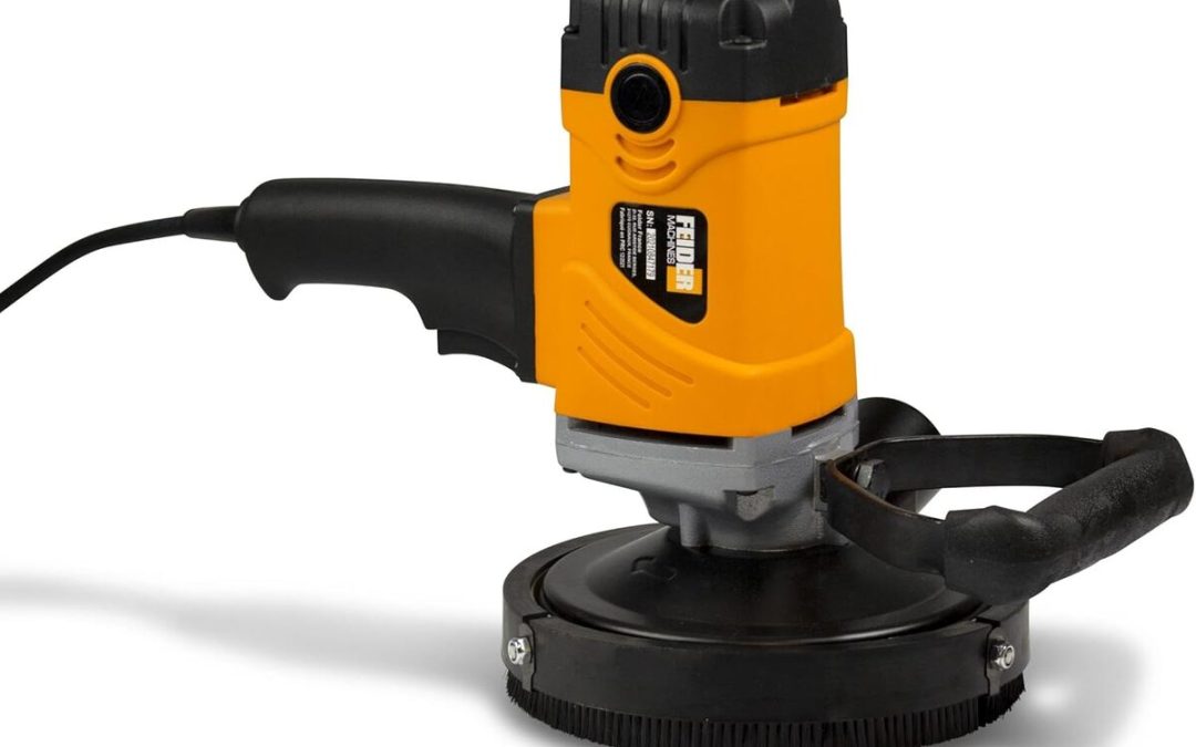 Test : ponceuse à béton Feider FPB140-1, puissance 1500 W et variateur efficace
