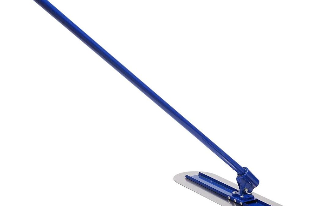 Test : truelle à lisser en acier inoxydable pour béton et plâtre