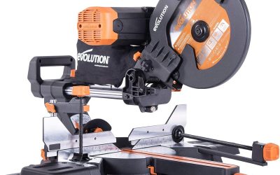 Test de la scie à onglet coulissante Evolution R255SMS-DB+ : efficacité multi-matériaux