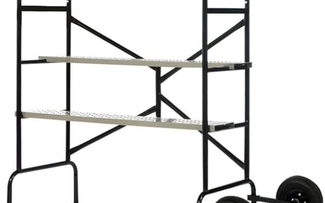 Test de l'échafaudage roulant EasyWork : sécurité et praticité