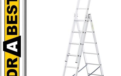 Test : drabest Basic Home échelle pliable en aluminium 3×10 marches