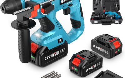 Test du marteau perforateur sans fil Seesii : puissance 2.1J et batterie 4000mAh