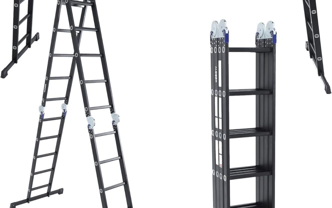 Test : échelle pliante ALDORR 4x5 en aluminium, polyvalence et robustesse