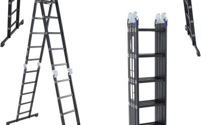 Test : échelle pliante ALDORR 4×5 en aluminium, polyvalence et robustesse