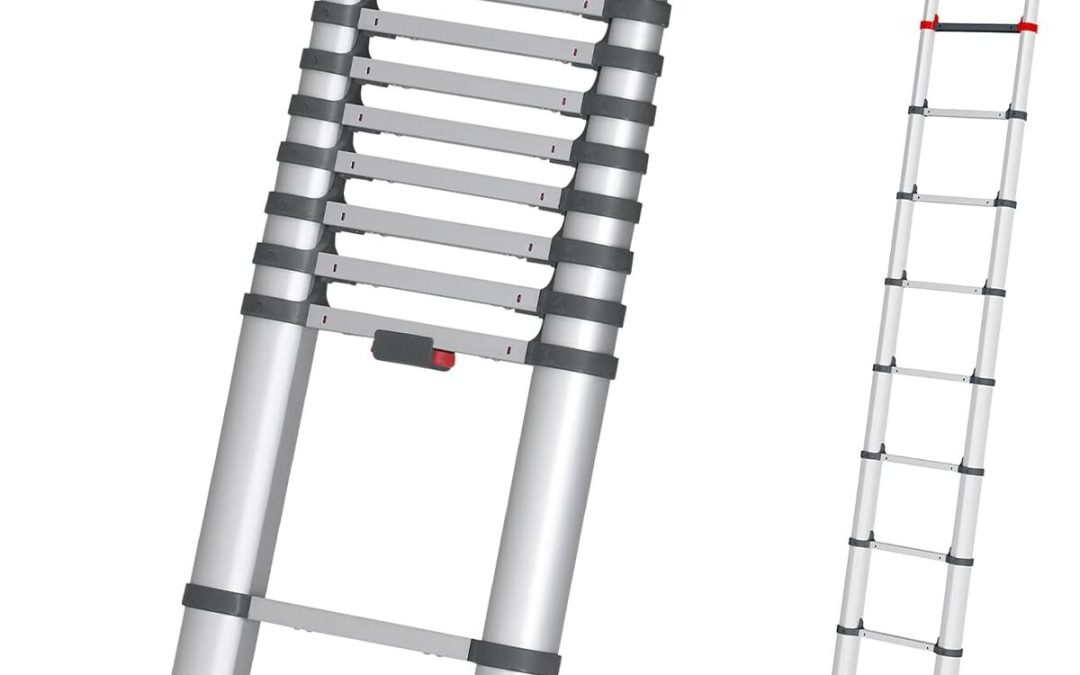 Test : échelle télescopique Hailo 7113131 argent