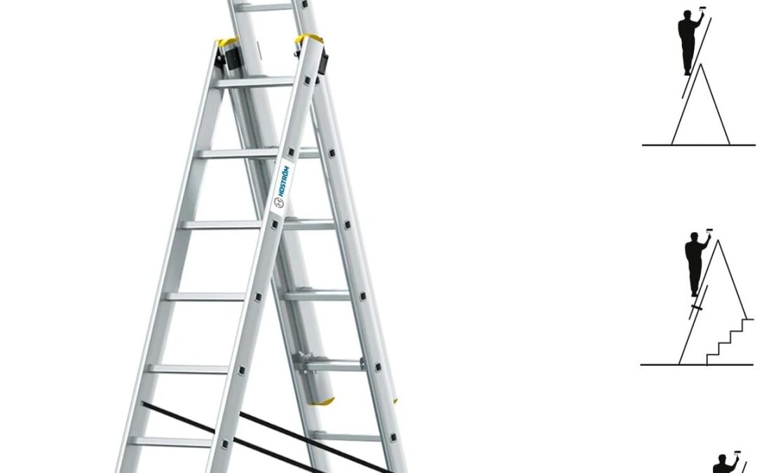 Test : échelle transformable 3 plans StablePro Hostrom