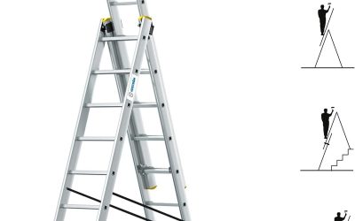 Test : échelle transformable 3 plans StablePro Hostrom