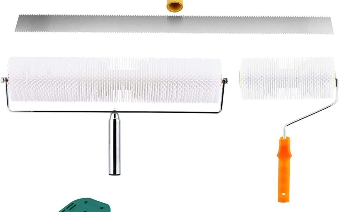 Test : kit d'outils de nivellement automatique pour ciment avec chaussures et rouleau anti-bulles